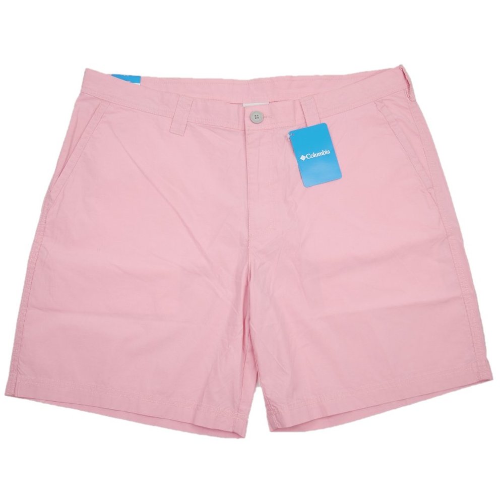 Columbia Men's Size 38 Salt Wash Shorts Light Pink Lightweight Fishing Summer